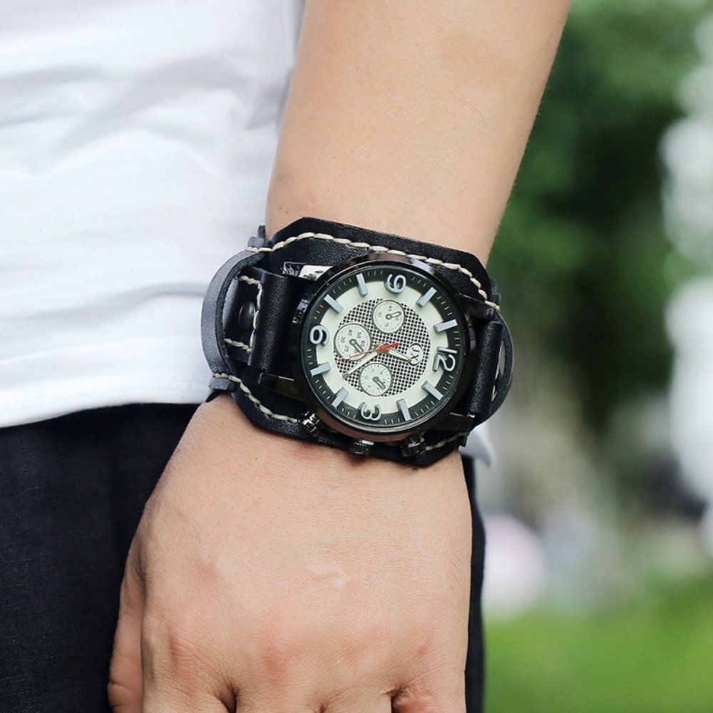 ✨✨BRAND NEW Punk Style Vintage Handmade Leather Watch